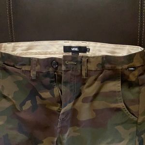 Vans army pants slim with belt loops